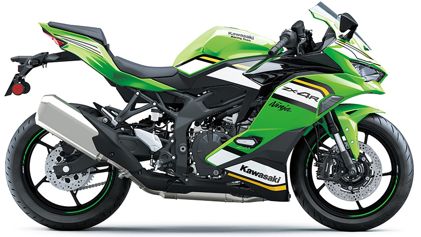 Ninja ZX-4R SE : Lime Green / Ebony / Pearl Blizzard White (SE) (2025)